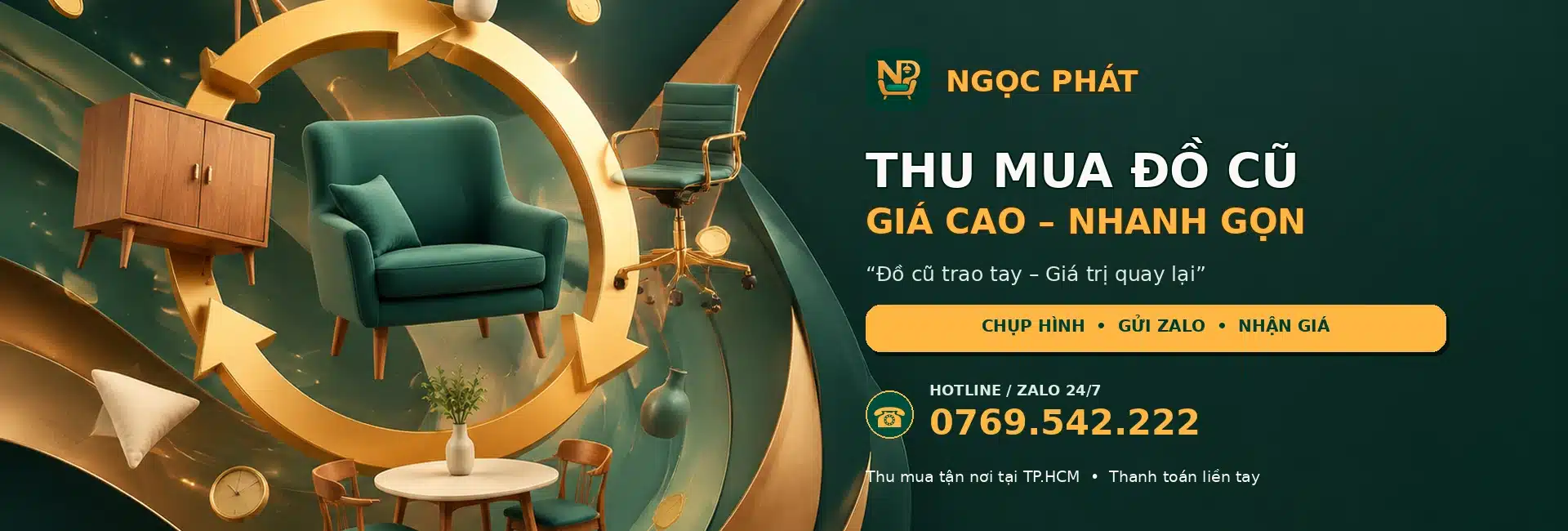 Đồ Cũ Ngọc Phát chuyên thu mua đồ cũ các loại giá cao tại TPHCM