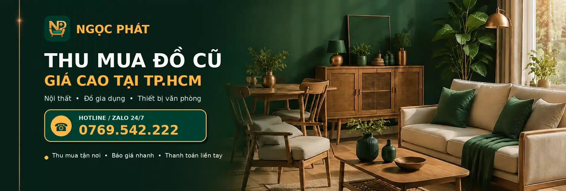 Cửa hàng thu mua đồ cũ Ngọc Phát tại TPHCM